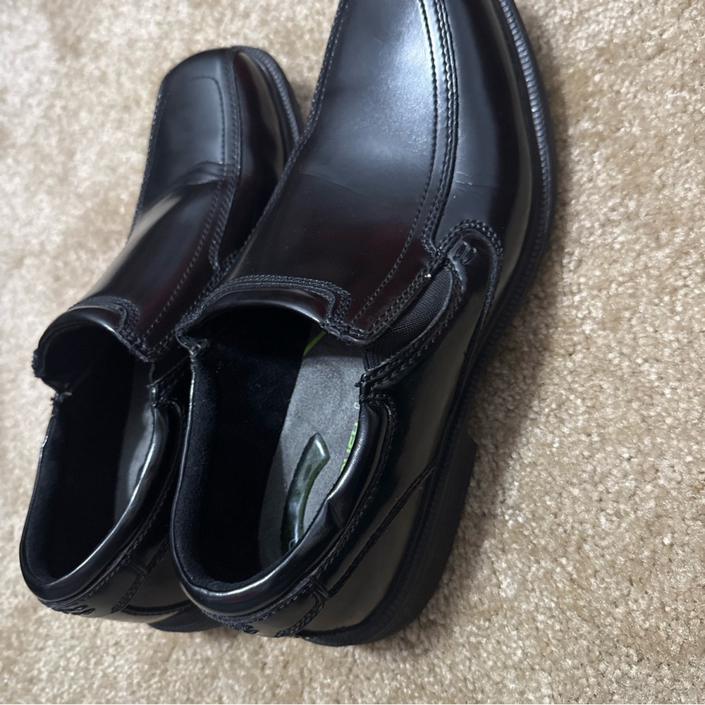Nunn Bush Men Pro Bicycle Toe Slip-on with Kore Black 10.5 Dress Shoes - Picture 8 of 8